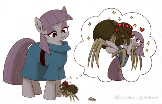 Maud Pie Envisions a Heartfelt Connection with a Spider – AI Generated Video | Hailuo AI