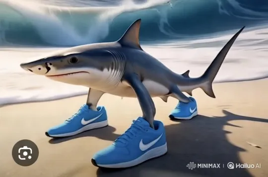 Shark Ascends to Space in Surreal Nike Sneaker Scene – AI Generated Video | Hailuo AI