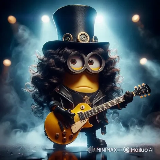 Minion Rock Star: Dynamic Stage Performance – AI Generated Video | Hailuo AI