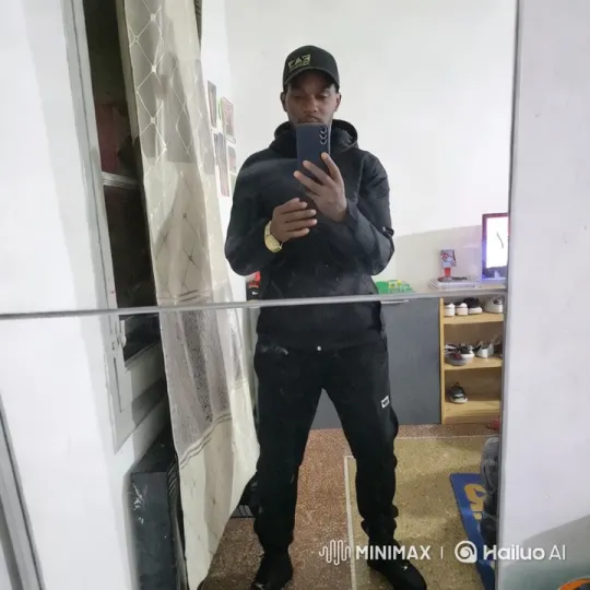 Man in Black Hoodie Takes Mirror Selfie – AI Generated Video | Hailuo AI