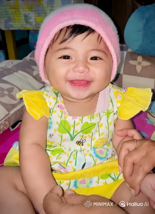 Baby's Joyful Dance and Kungfu Moves in Cozy Setting – AI Generated Video | Hailuo AI