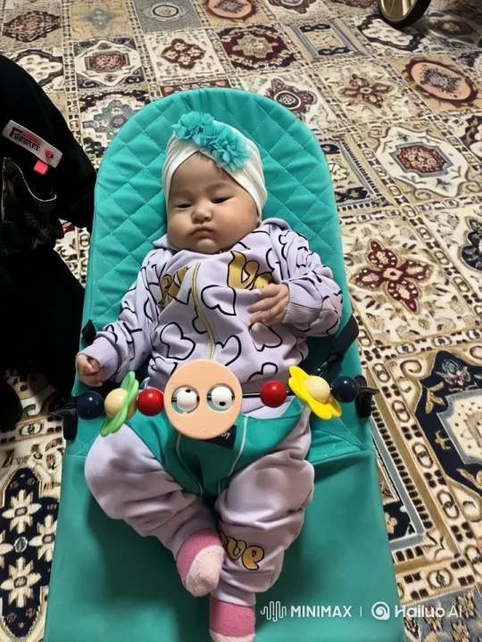 Child Dancing on Colorful Carpet with Joy – AI Generated Video | Hailuo AI