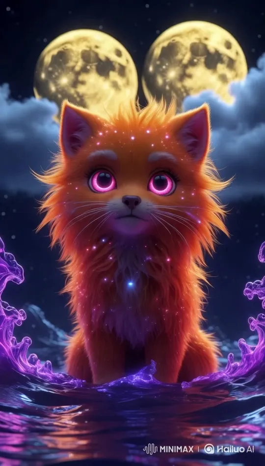 Dark Fantasy Transformation with Bioluminescent Aesthetic – AI Generated Video | Hailuo AI