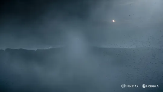 Mysterious Knight Emerges in Ethereal, Destroyed Landscape – AI Generated Video | Hailuo AI