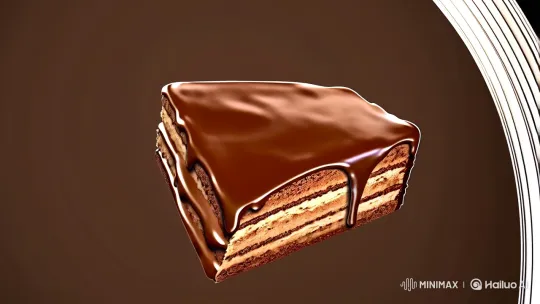 Osmy Bakery: Elegant Cake Display – AI Generated Video | Hailuo AI