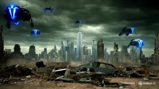 Elon Musk and Donald Trump's Alien Invasion Counterattack – AI Generated Video | Hailuo AI