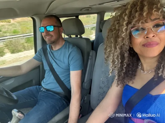 Couple on a Scenic Road Trip – AI Generated Video | Hailuo AI