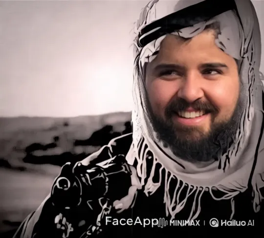 Traditional Attire and Smoking in Desert Landscape – AI Generated Video | Hailuo AI