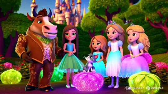 Magical Garden: Roblox-Fortnite Fusion with Animated Characters – AI Generated Video | Hailuo AI