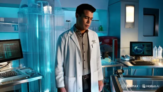 Scientist Monitors Cloning Process in Advanced Lab – AI Generated Video | Hailuo AI