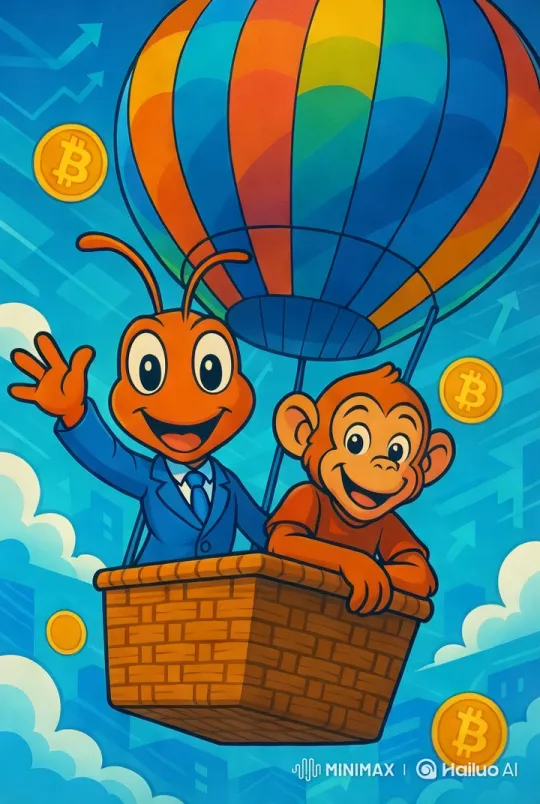 Animated Hot Air Balloon Adventure with Ant and Monkey – AI Generated Video | Hailuo AI