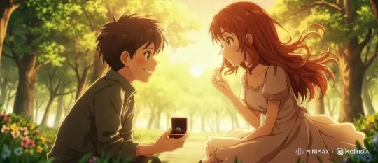 Romantic Forest Proposal with Emotional Depth – AI Generated Video | Hailuo AI