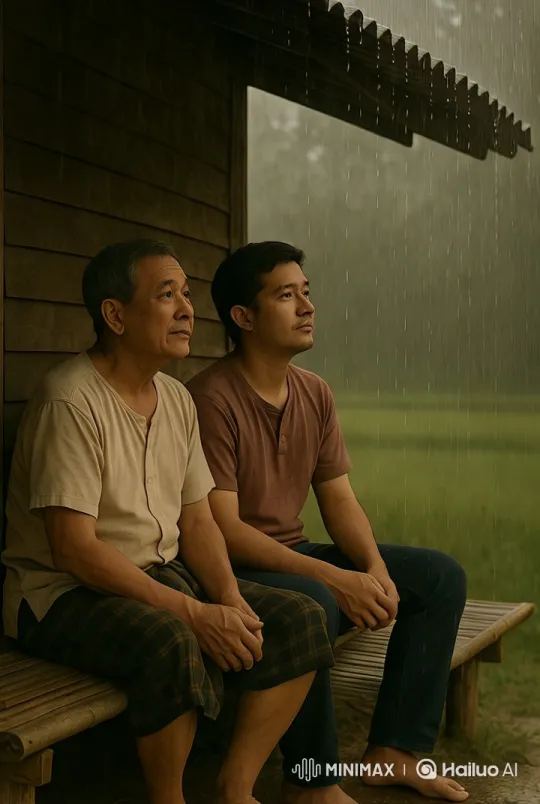Tranquil Rainfall: Serenity Amidst Nature's Beauty – AI Generated Video | Hailuo AI