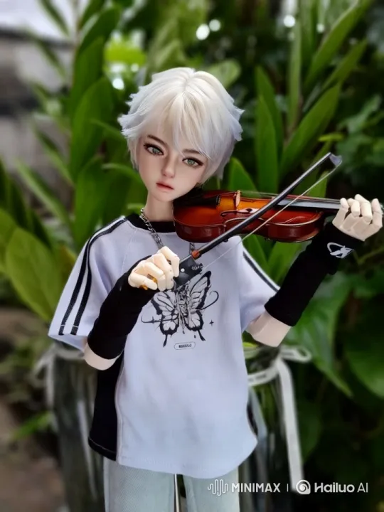 Young Violinist in Nature, Capturing Musical Grace – AI Generated Video | Hailuo AI