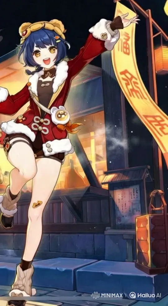 Festive Girl in Traditional Setting with Vibrant Colors – AI Generated Video | Hailuo AI