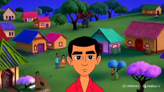 Village of Suryapur Defeats Demon Kalmukh with Unity – AI Generated Video | Hailuo AI