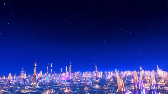 Futuristic Alien Planet: Goku vs. Naruto Confrontation – AI Generated Video | Hailuo AI