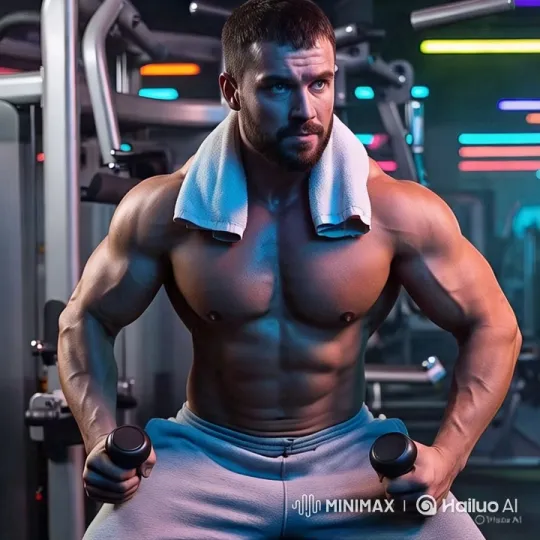 Muscular Man Performing 200kg Deadlift in Modern Gym – AI Generated Video | Hailuo AI