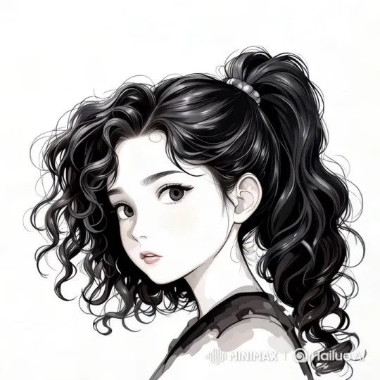 Elegant High Ponytail Hair Aesthetic Showcase – AI Generated Video | Hailuo AI