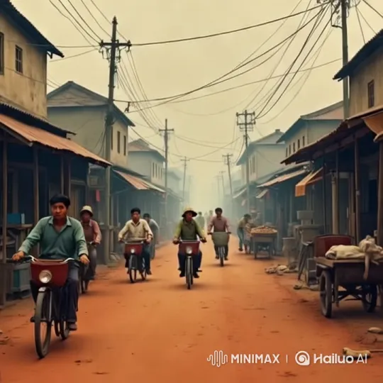 Historical Saigon Street Market in 1975 - A Nostalgic Journey – AI Generated Video | Hailuo AI