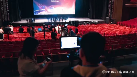 Malaysian Concert Rehearsal Timelapse in Auditorium – AI Generated Video | Hailuo AI