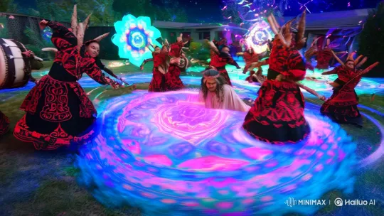 Mystical Guru in Cosmic Realm: A Visual Symphony – AI Generated Video | Hailuo AI