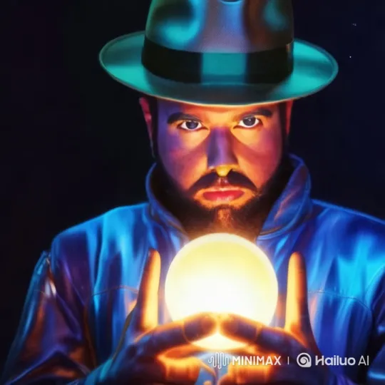 Mystical Mage and Radiant Orb Light Display – AI Generated Video | Hailuo AI