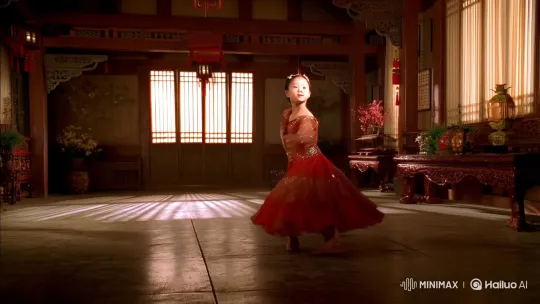 Graceful Dance: Captivating Camera Work in Traditional Setting – AI Generated Video | Hailuo AI