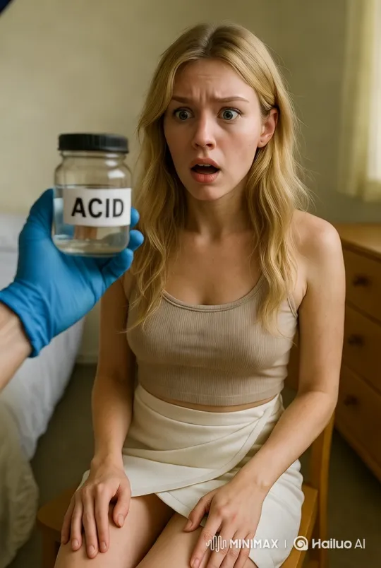 Woman Reacts to 'ACID' Jar in Hyperrealistic Video – AI Generated Video | Hailuo AI