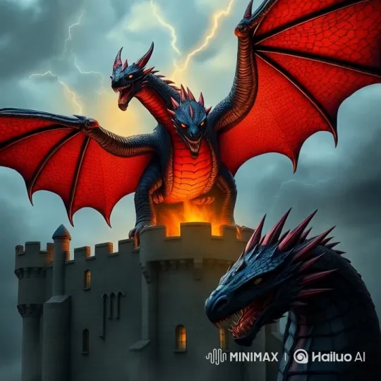 Dragon Sows Chaos in Modern Metropolis – AI Generated Video | Hailuo AI