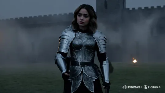 Elegant Knight in Mysterious Dark Fantasy Setting – AI Generated Video | Hailuo AI