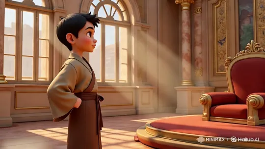 Daniel in Prayer Amidst Grandeur Room – AI Generated Video | Hailuo AI