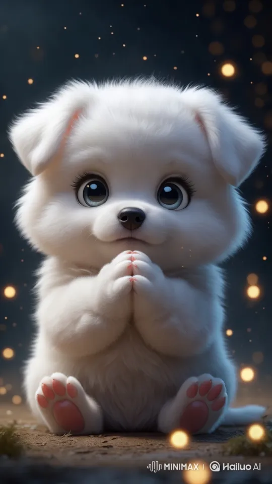 Magical Puppy Class with Soft Lighting and Slow Motion – AI Generated Video | Hailuo AI