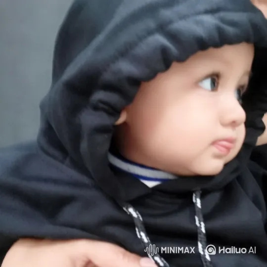 Close-up Study of a Soft Black Hoodie – AI Generated Video | Hailuo AI