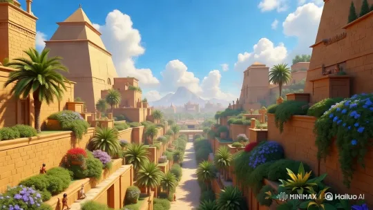 Babylon's Dusk: Daniel's Prayer Amidst Grandeur – AI Generated Video | Hailuo AI