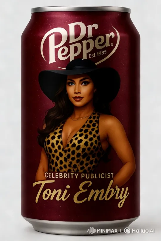 Animated Woman on Dr Pepper Can Winks at Camera – AI Generated Video | Hailuo AI