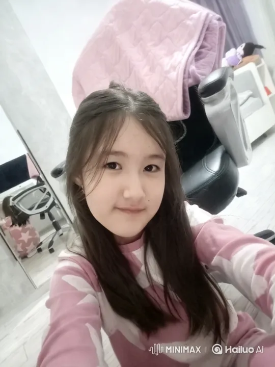 Young Girl in Cozy, Aesthetic Room – AI Generated Video | Hailuo AI