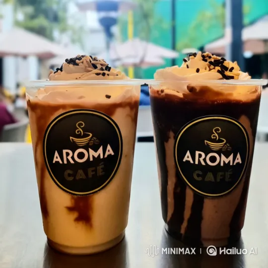Aroma Café Frappes: A Delightful Sip and Savor Experience – AI Generated Video | Hailuo AI
