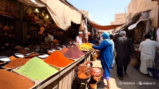Vibrant Dastan Market: Artisans and Tradition Captured – AI Generated Video | Hailuo AI