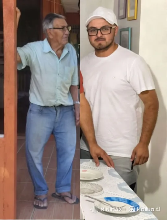 Two Men Embrace in Intimate Moment with Aesthetic Setting – AI Generated Video | Hailuo AI