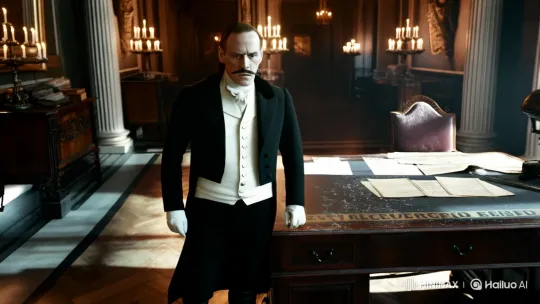 Prince Albert Victor's Tense Encounter in Victorian Palace and Alley – AI Generated Video | Hailuo AI