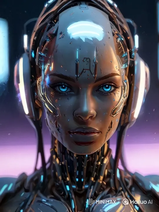 High-Tech Cyborg Showcased in Futuristic Lab Setting – AI Generated Video | Hailuo AI