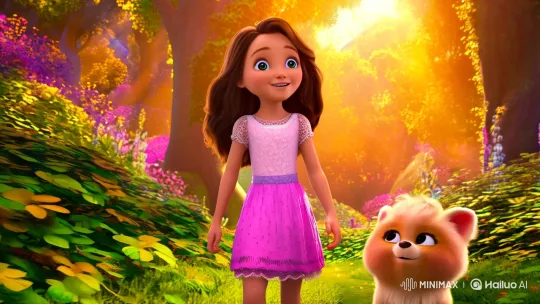Lily's Enchanted Forest Adventure in Pixar Style – AI Generated Video | Hailuo AI