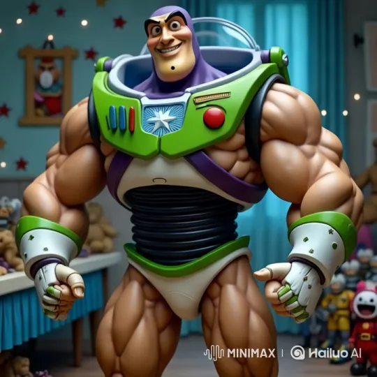 Buzz Lightyear Showcases Power in Playful Room – AI Generated Video | Hailuo AI