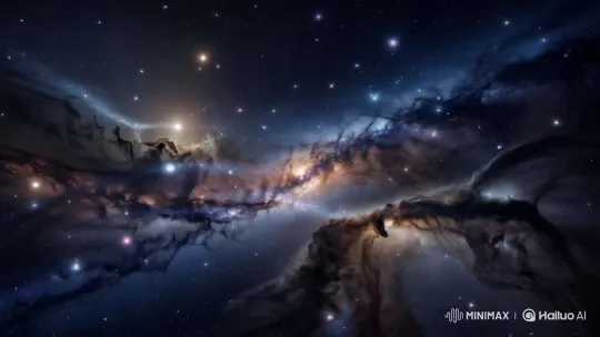 Cosmic Dance: A Nebula's Colorful Intricacies – AI Generated Video | Hailuo AI