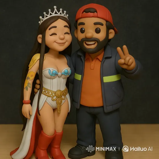 Artistic Display of Two Detailed Figurines – AI Generated Video | Hailuo AI