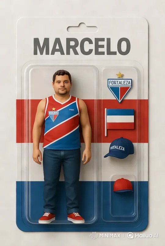 Marcelo in Fortaleza Jersey Showcases Branded Accessories – AI Generated Video | Hailuo AI