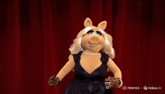 Miss Piggy's Elegant Dance Performance on Stage – AI Generated Video | Hailuo AI