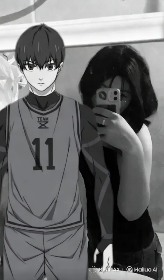 Intimate Embrace: Boy and Girl in Mirror Scene – AI Generated Video | Hailuo AI
