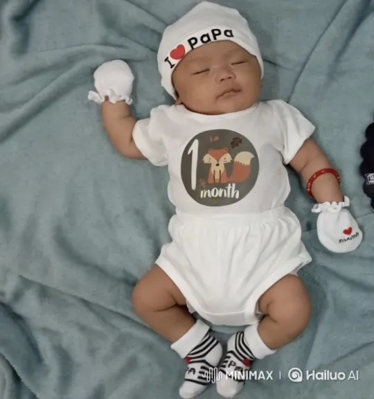 One-Month-Old Baby's Delightful Dance and Playful Punches – AI Generated Video | Hailuo AI